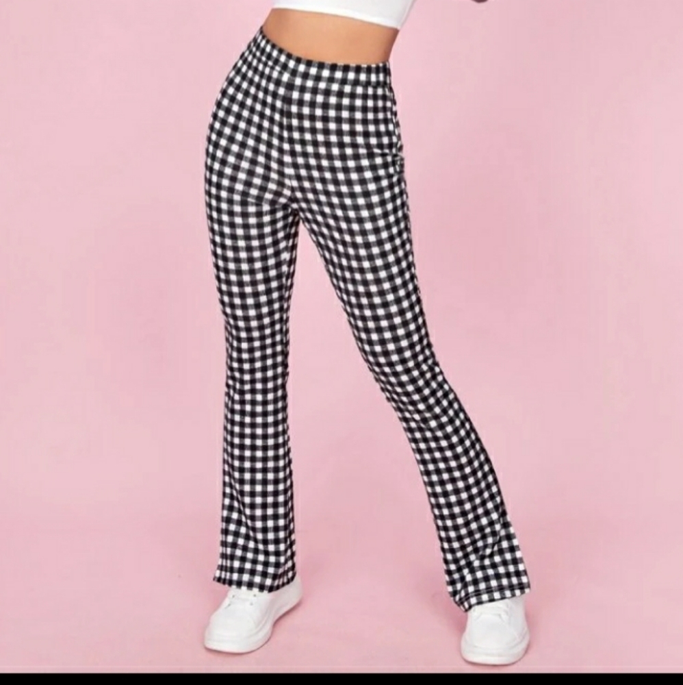 - SHEIN CHECKERED PANTS